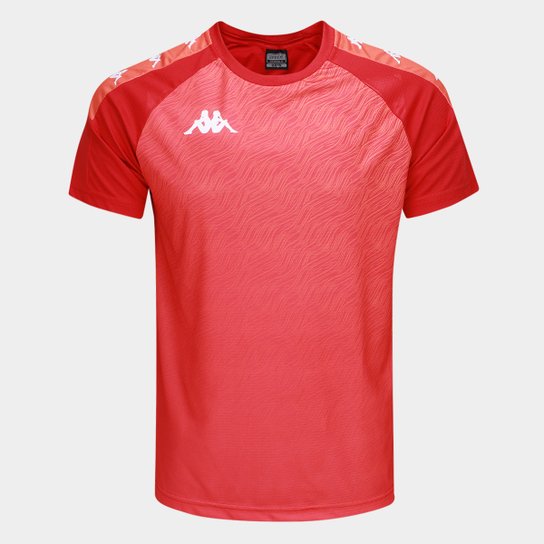Camisa Kappa Sport Fischel Masculina - Vermelho