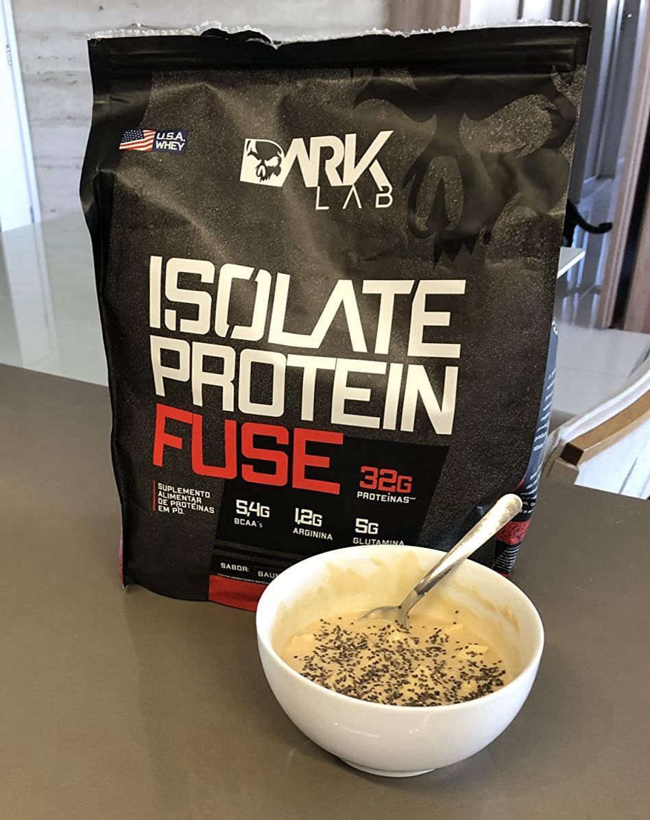 Suplemento Em Pó Dark Lab Isolate Protein Fuse Proteínas Sabor Chocolate Em Sachê De 1.8kg