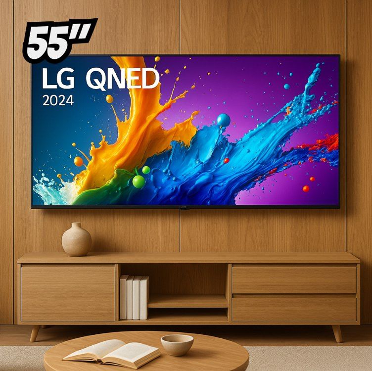 TV Uhd 4K LG Qend 55 polegadas 55qned80tsa Preto