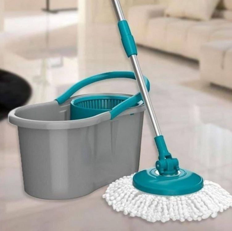 Mop Flash Limp Mop giratório fit esfregão com balde flashlimp Cinza-escuro