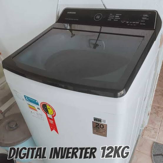 Lavadora Smart Samsung Digital Inverter WA12CG Branca 12kg