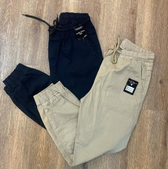 Kit 2 Calças Jogger Camuflada Sarja Masculina Punho Elastico
