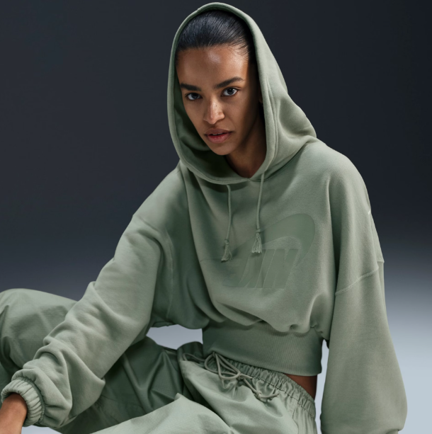 Blusão Nike Sportswear Croped Dance Feminino