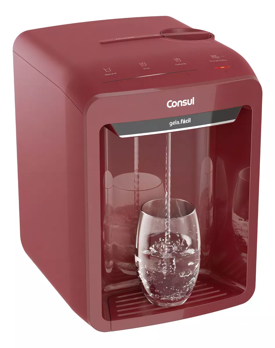 Purificador De Água Consul Eletrônico Cpb33av Cor Vermelho 110V/220V