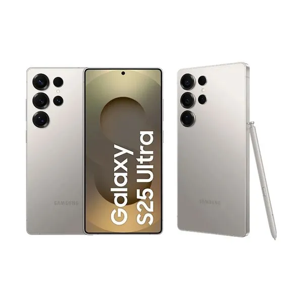  Celular Samsung Galaxy S25 Ultra 5G, 512GB, 12GB RAM, Câmera Quádrupla de 200+50+10+50, Tela Grande de 6.9" Titânio Cinza