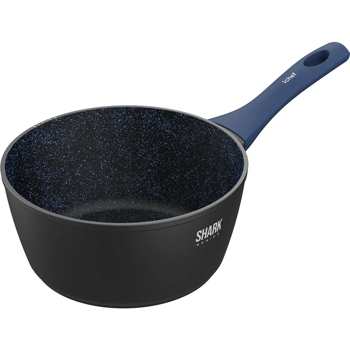 Panela Polishop Ichef Home Sauce Shark Series Azul 20cm