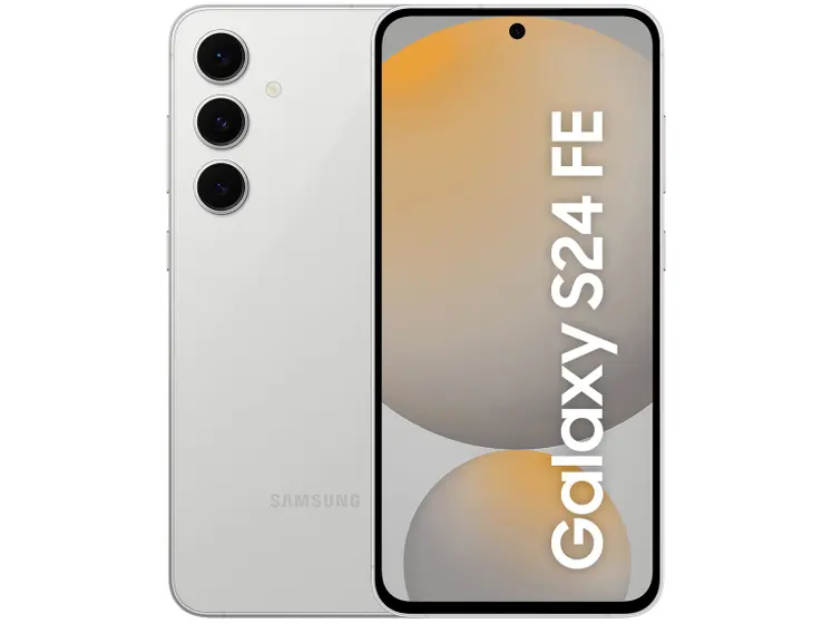 Smartphone Samsung Galaxy S24 FE 128GB Cinza 5G 8GB RAM 6,7" Câm. Tripla + Selfie 10MP