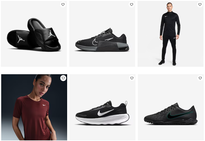 Seleção Nike com até 60% de Desconto + 30% OFF com Cupom!