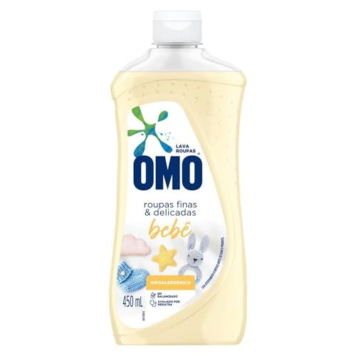 OMO Roupas Finas E Delicadas - Sabão Líquido Bebê 450 Ml