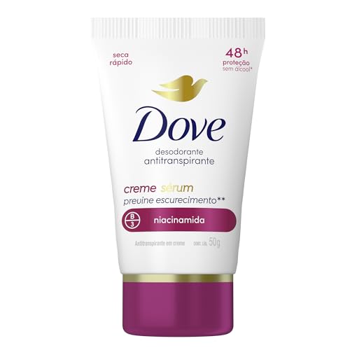 Dove Desodorante Antitranspirante em Creme Previne Escurecimento 50 G