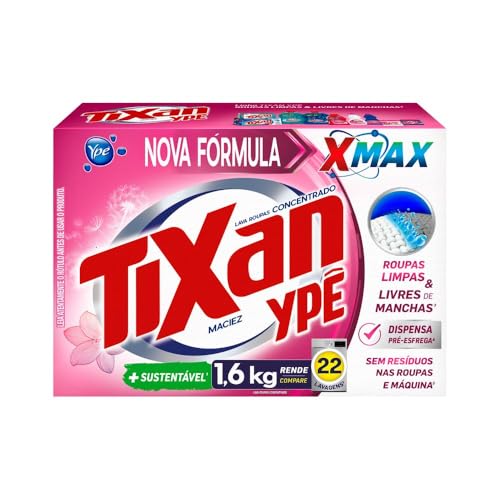 Ypê Lava Roupas em Pó Tixan Maciez 1,6Kg