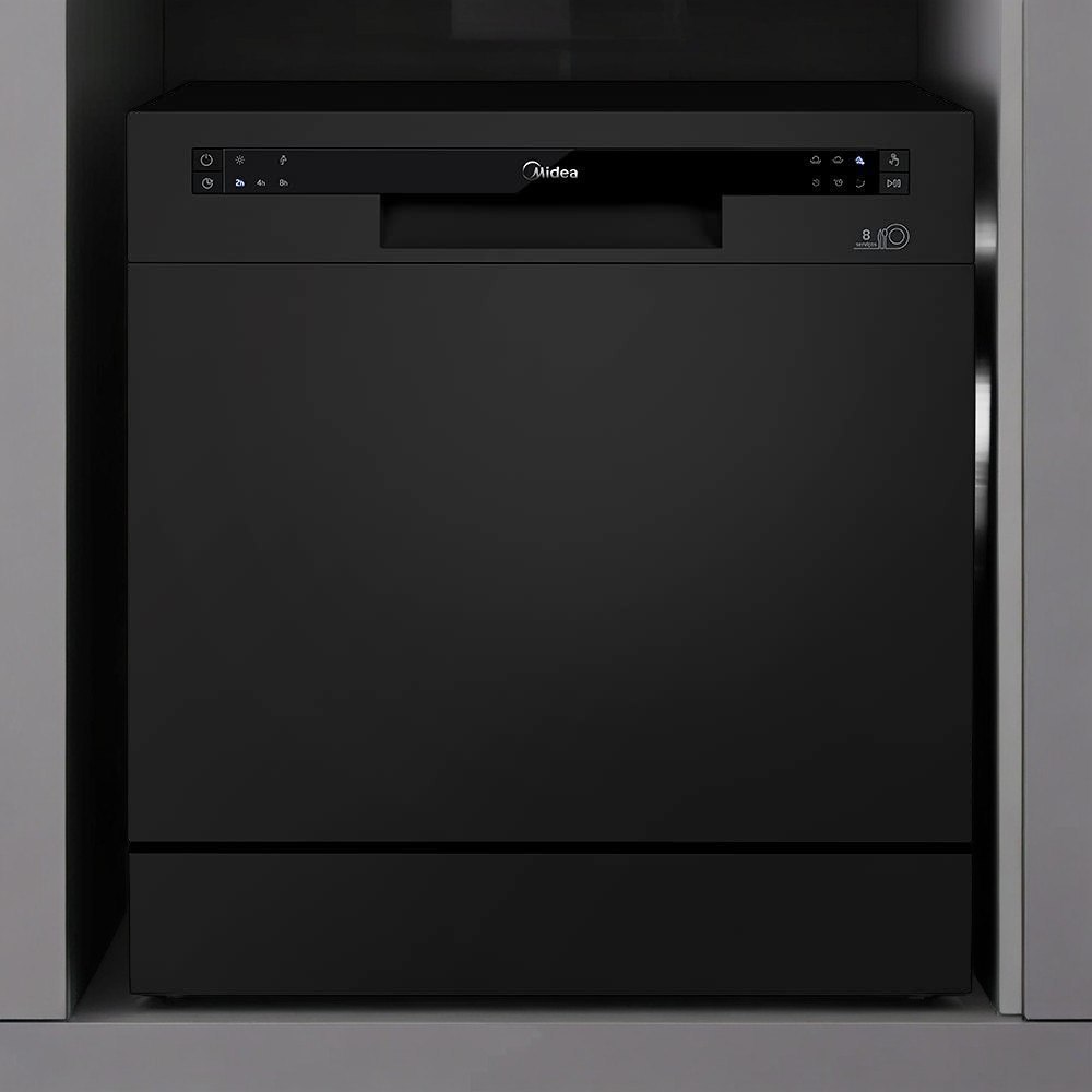 Lava Louças 8 Serviços Preto 127V Midea
