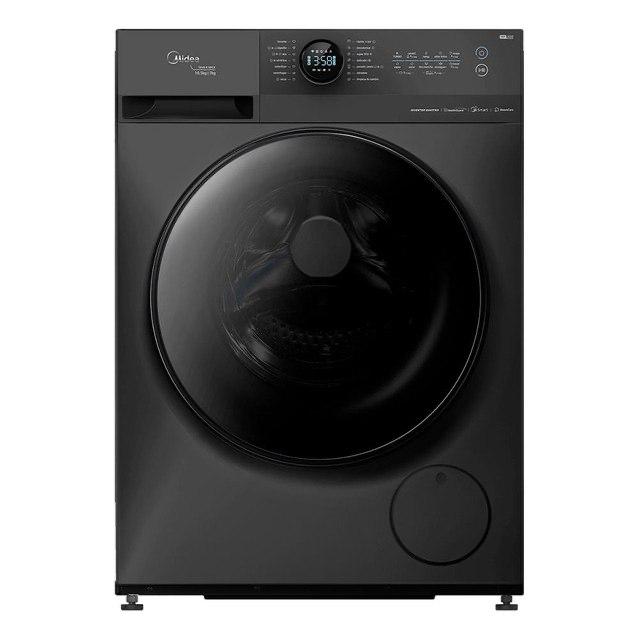 Lava E Seca Inverter 10,5kg Healthguard Titanium Conectada Midea