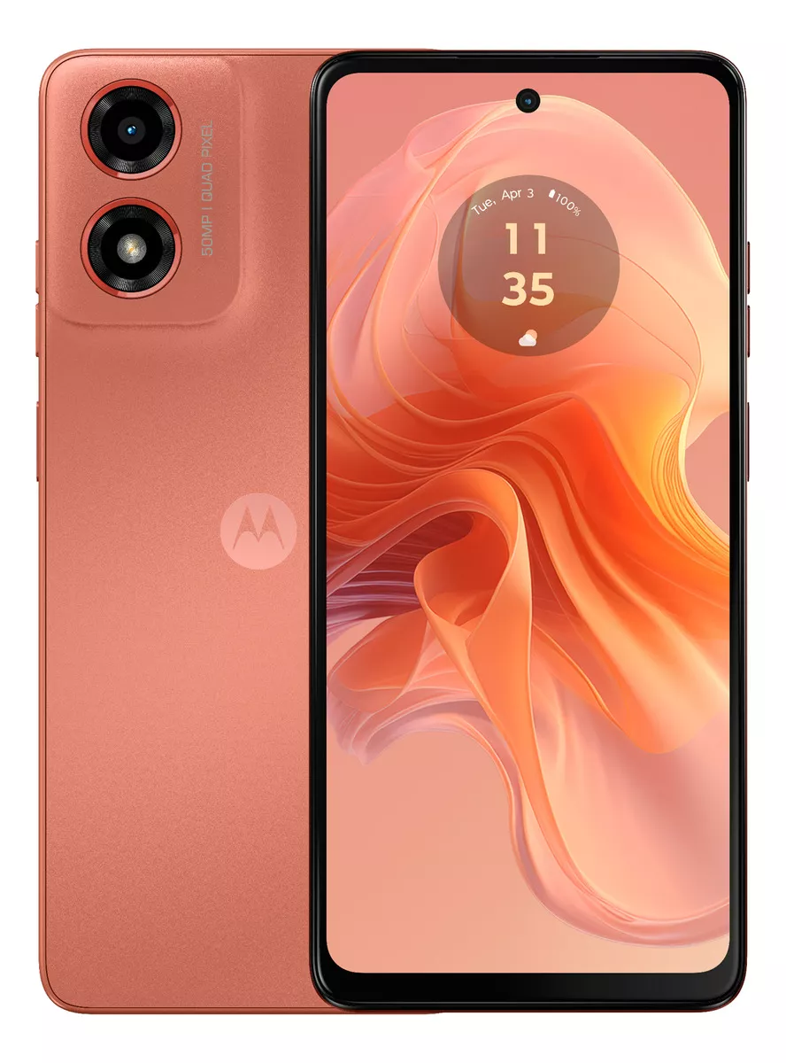 Smartphone Motorola Moto g04s - 128GB 8GB (4GB RAM+4GB Ram Boost) AI Camera 16MP sensor FPS lateral