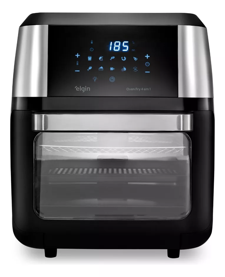 Fritadeira Air Fryer Oven Fry 4 em 1 12l Frita Sem Óleo Assa Desidrata e Reaquece 1 800w 127v Elgin